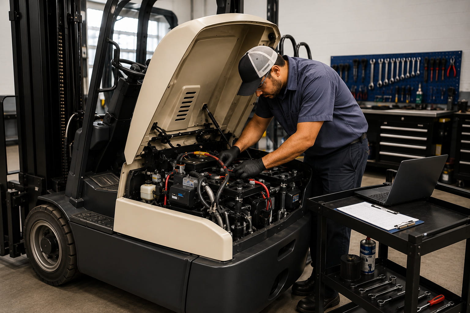 Servicio técnico para montacargas eléctricos en República Dominicana